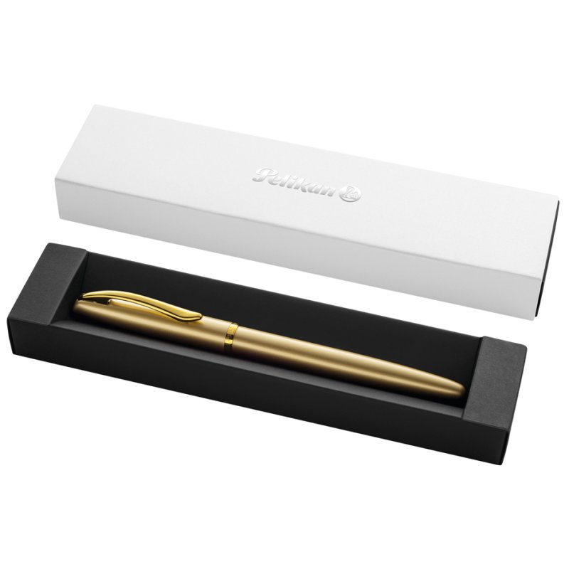 Pelikan Jazz Noble Elegance stylo roller, rouge, avec étui cadeau