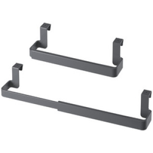 Metaltex handdoekhouder uitschuifbaar, grijs, 240-400 mm, ABS-kunststof