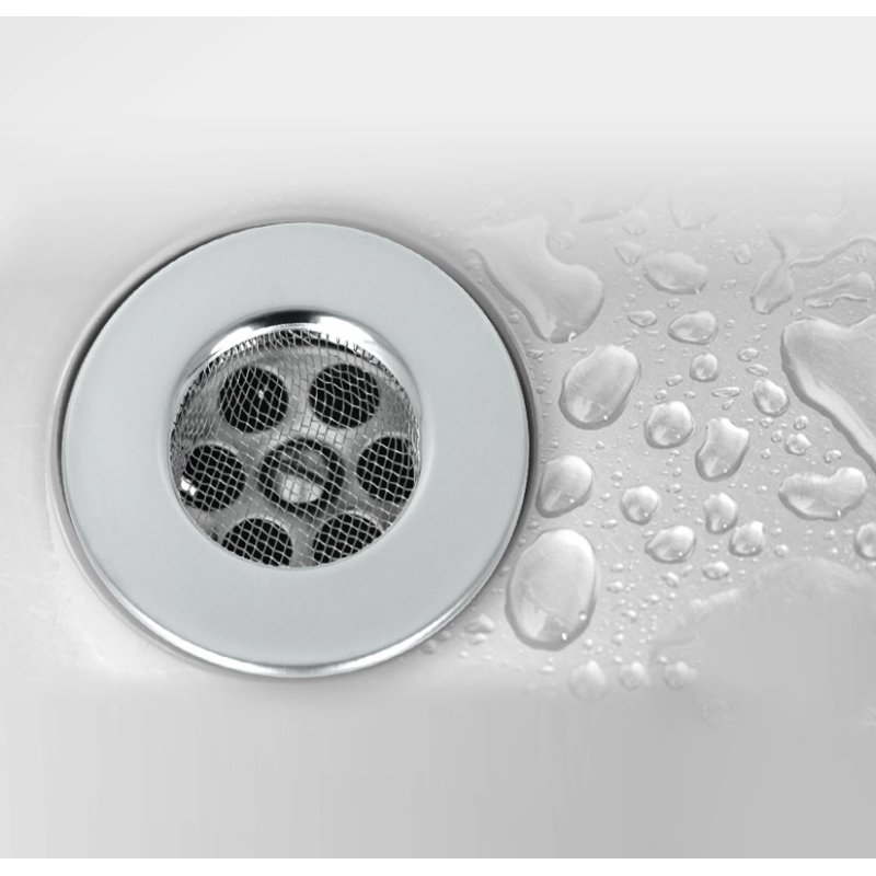 Metaltex tamis à cheveux acier inoxydable, 75 mm, tissu de tamis très fin
