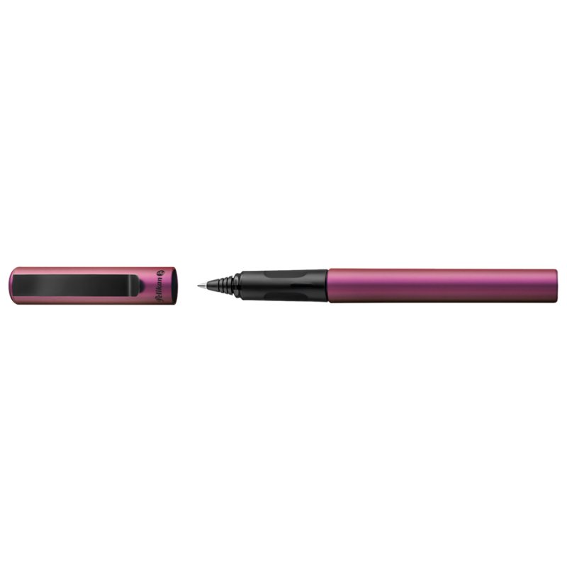 Pelikan stylo roller Pina Colada Holo, rose, encre bleue effaçable, 0,7 mm