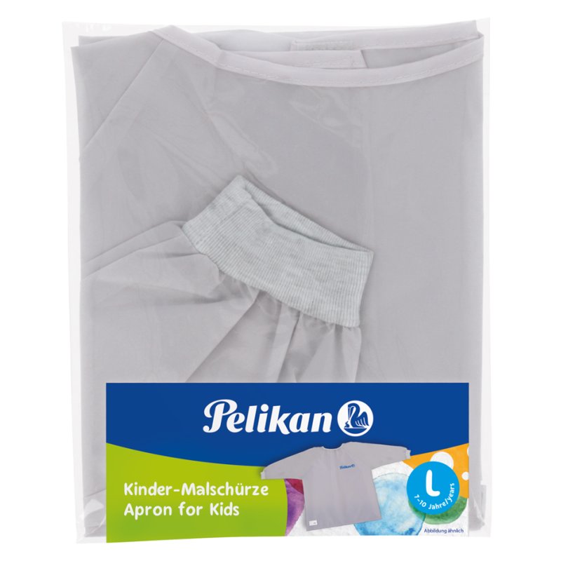 Pelikan tablier de peinture unisexe, gris, taille L