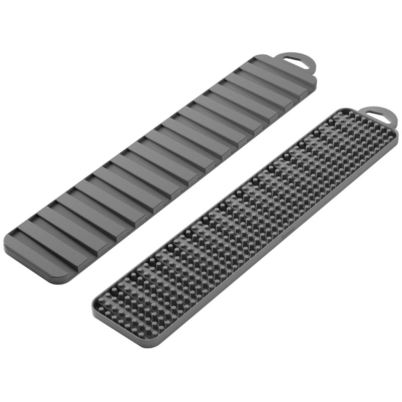 Metaltex tapis d'égouttage Gravity-Slim, gris, 40×8×1,2 cm