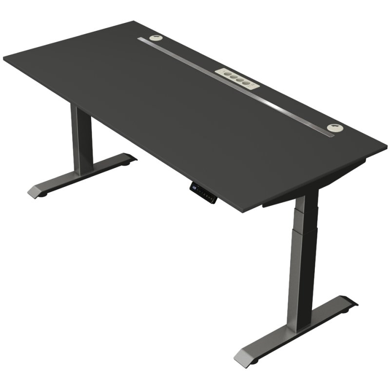 Kerkmann Move boost 4 sit-stand desk, white, 1800×800 mm, electrically adjustable