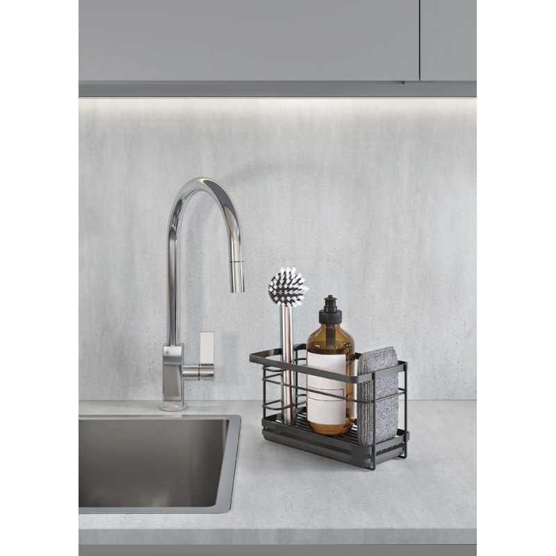 Metaltex Tokyo LAVA porte-serviettes mural, métal revêtu, 220×130×140 mm