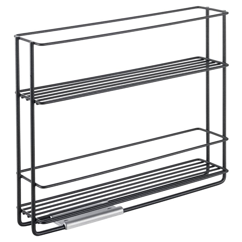 Metaltex porte-épices In & Out LAVA, extractible, noir, 60×28×22 cm