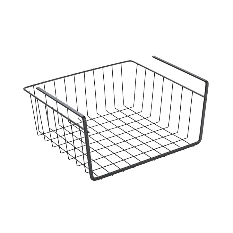 Metaltex panier de rangement Kanguro 40 LAVA, noir mat, 40×26×14 cm