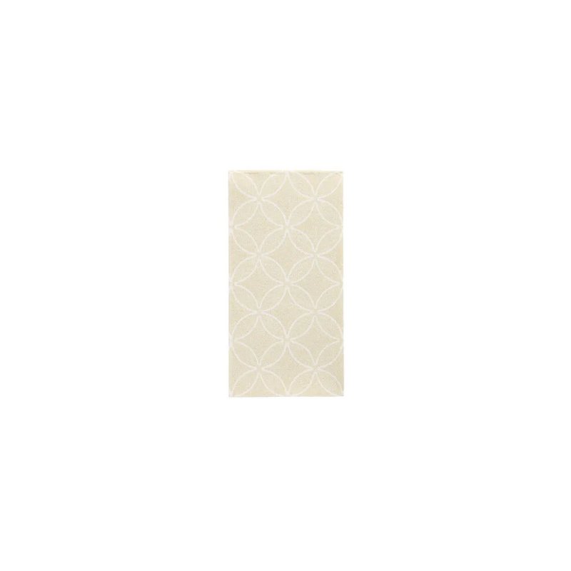 PAPSTAR serviettes bistro Royal Collection Circle Flowers, champagne, 400×400 mm, 50 pièces