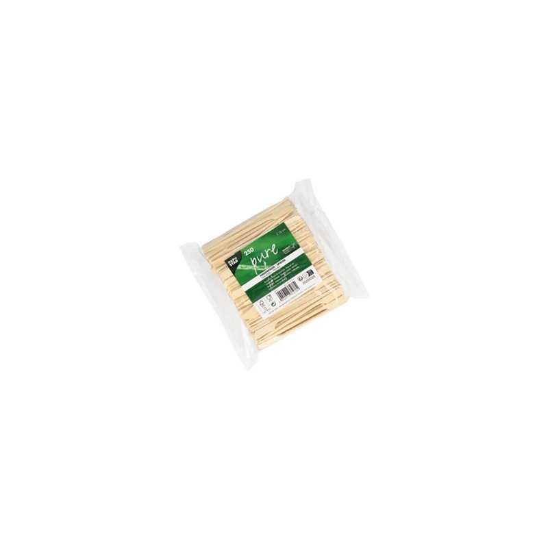 PAPSTAR finger food picks Golf, natural, bamboo, 250 pieces