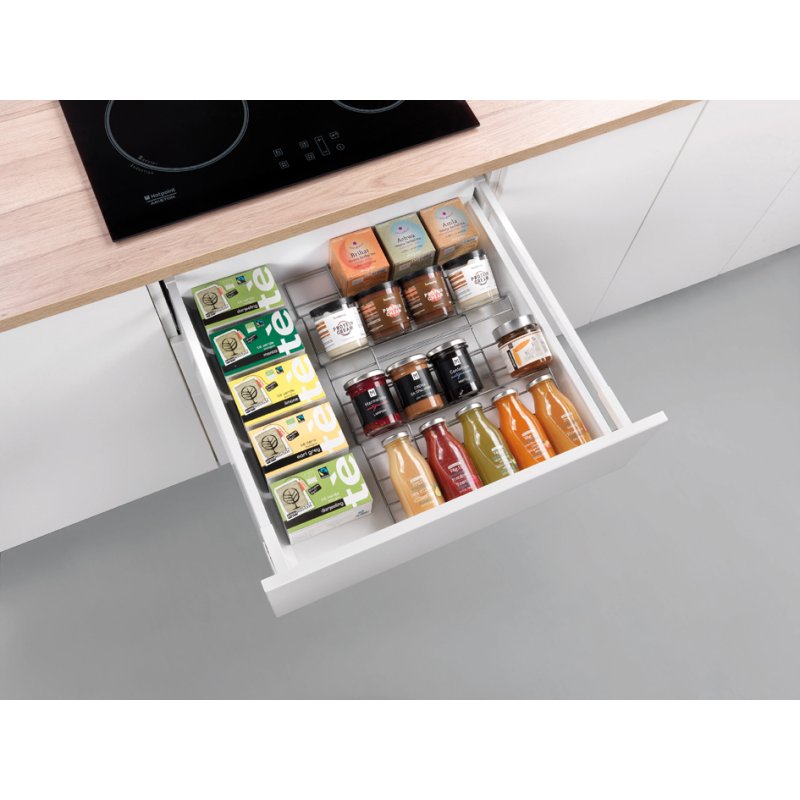 Metaltex range à épices extensible X-Pand, argenté métallisé, 260-510 mm