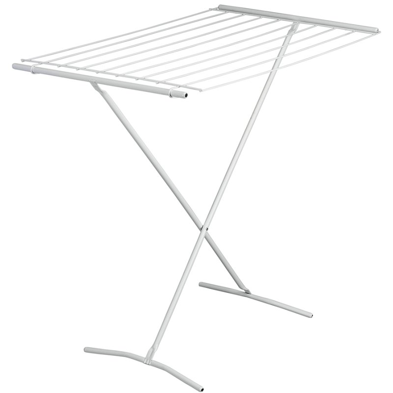 Metaltex wasdroogrek Como, drooglengte 8 meter, wit