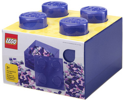 LEGO opbergbox 4 noppen glitter, lichtpaars, 5,7 liter