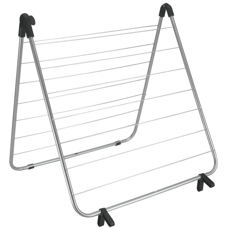 Metaltex sèche-linge baignoire Nevis ONYX, noir mat, 7 m longueur de séchage