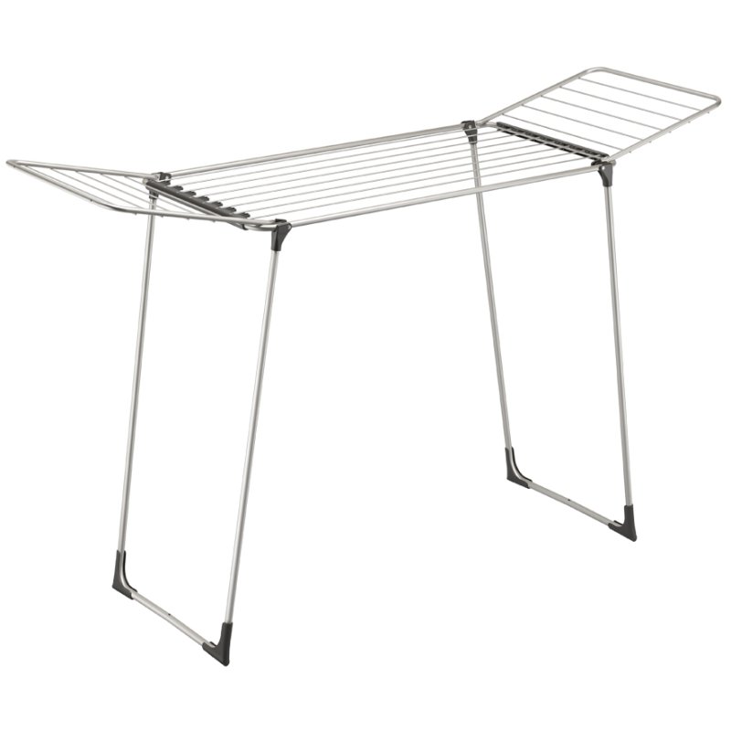 Metaltex étendeur ailé Hydra ONYX, noir mat, pliable, 18 m de longueur de séchage