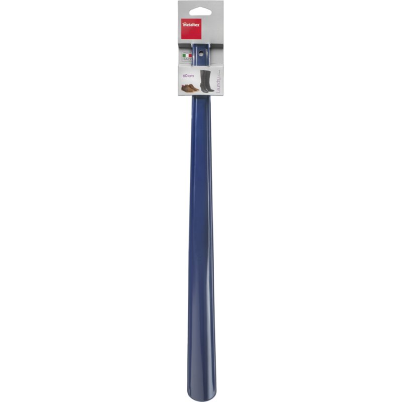 Metaltex chausse-pied long, plastique, 60 cm, blanc/bleu/rouge