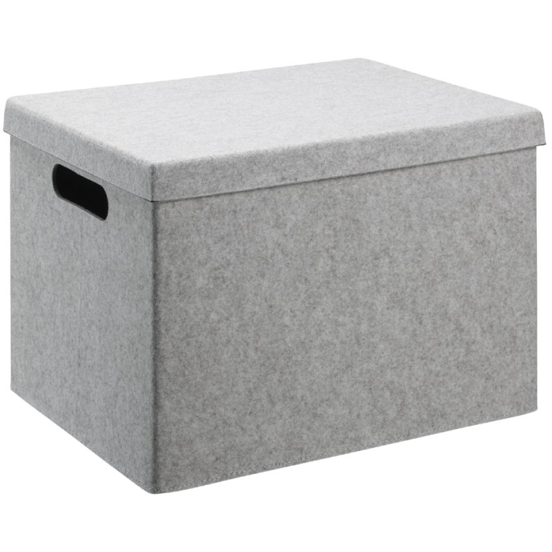 NHG storage box VEGA FELT STORAGE, felt, L, dark grey