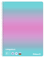 Pelikan collegeblok Color Edition A4, zwart/wit geruit, 80 vel
