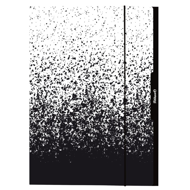 Pelikan chemise à dessins Color Edition A3, noir/blanc, fermeture à élastique
