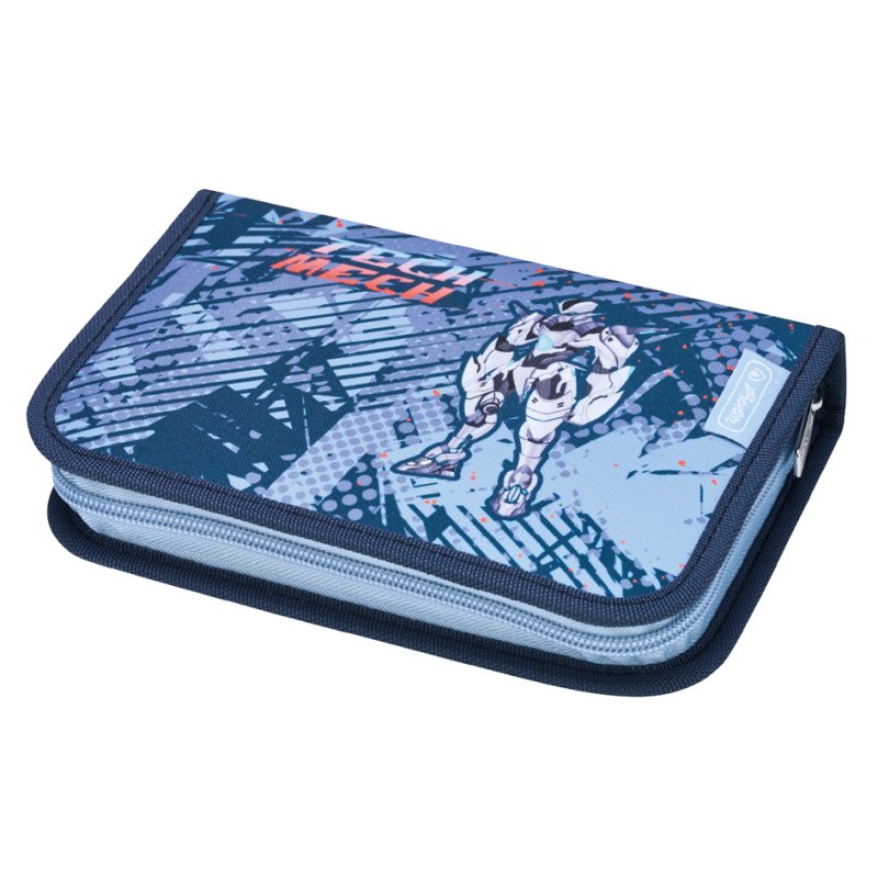 herlitz trousse scolaire Tech Mech, 31 pièces garnie, polyester