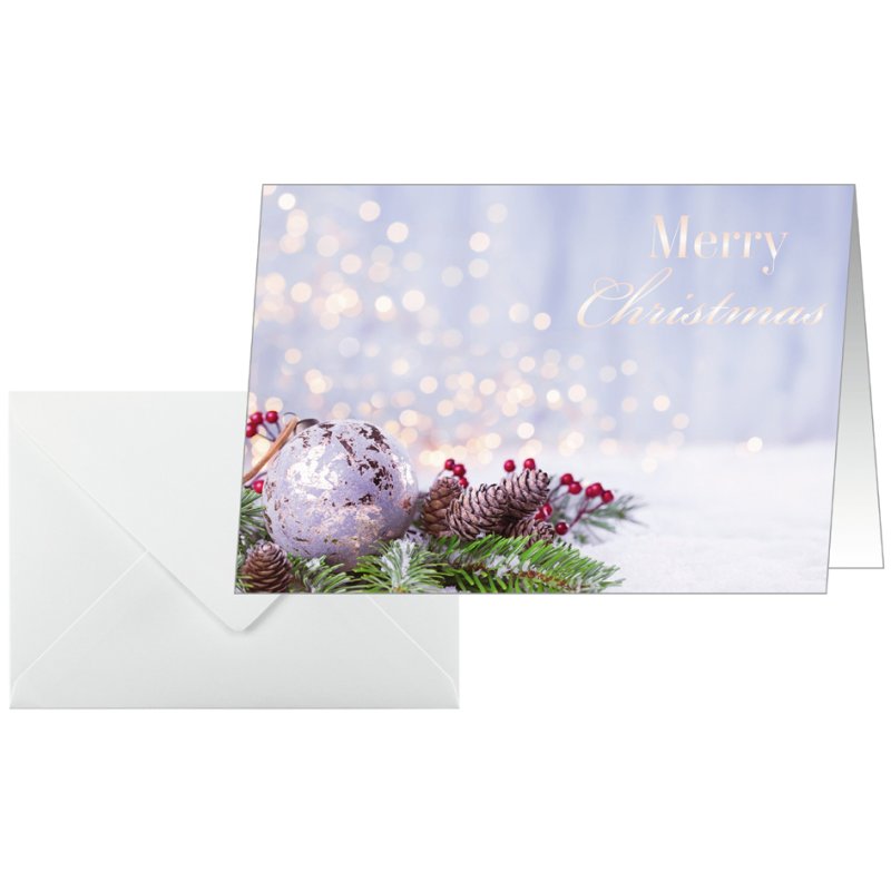 Sigel carte de Noël Charmful Christmas, A6 paysage, 25 cartes + enveloppes