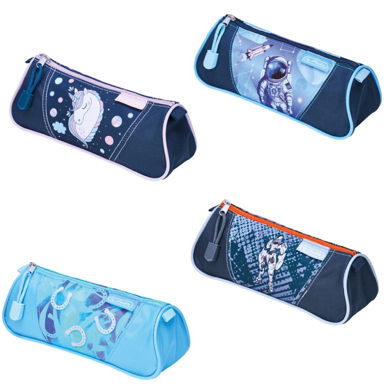 herlitz étui triangulaire Mix II, polyester, 4 pièces