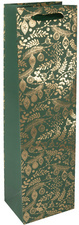 Sigel kerstflessentas Golden Ornaments, goud/groen, 100×80×350 mm