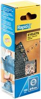 Rapid Tools œillets, 4 mm de diamètre, assortis en couleurs, 100 pièces