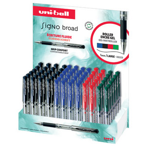 uni-ball gelpen SIGNO broad UM153C, 0,60 mm, 72 stuks display