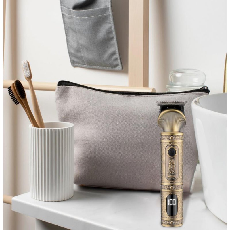Little balance baardtrimmer Ultimate Look, koperkleuring, accu