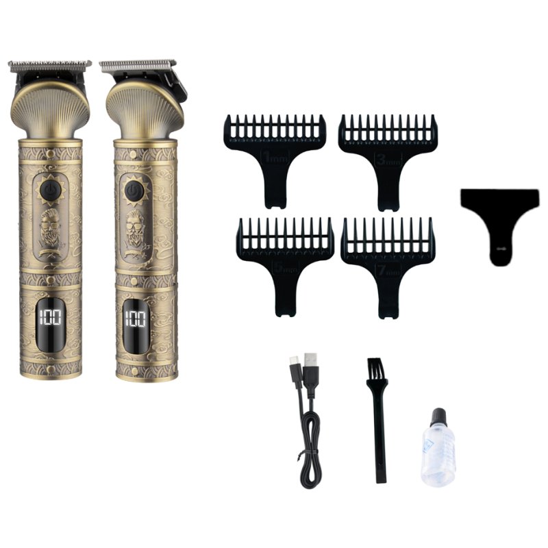 Little balance baardtrimmer Ultimate Look, koperkleuring, accu