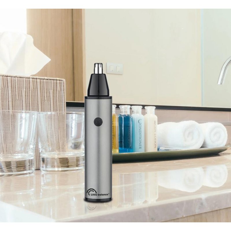 Little Balance ear and nose hair trimmer, grey/black, 240 min runtime