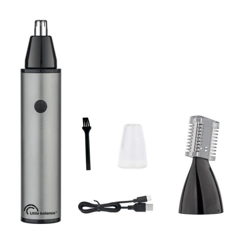 Little Balance ear and nose hair trimmer, grey/black, 240 min runtime