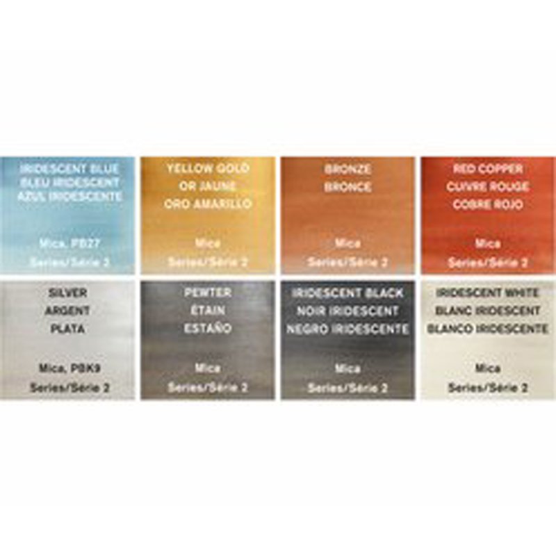 LEFRANC BOURGEOIS Cotman peinture aquarelle pocket set, metallic, 8 couleurs