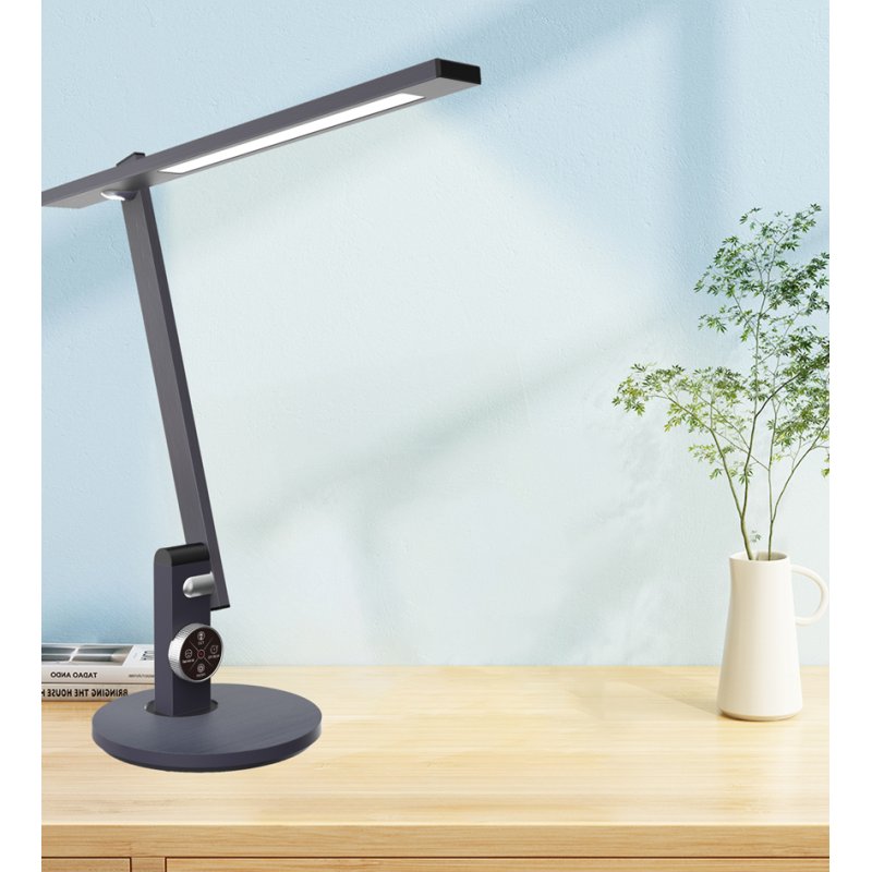 PAPERFLOW Lampe de bureau LED BENTO, gris métallisé, réglable, 10 watts