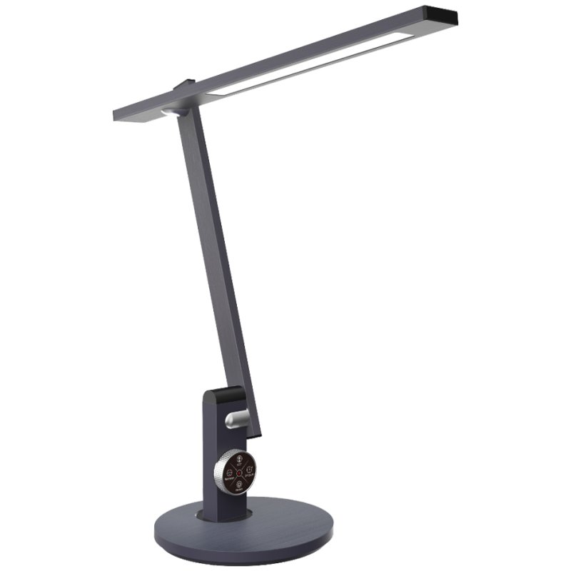 PAPERFLOW Lampe de bureau LED BENTO, gris métallisé, réglable, 10 watts