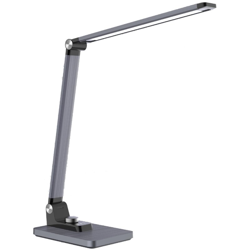 PAPERFLOW Lampe de bureau LED JOA, brossé argent, 8 watts, 800 lumens