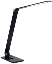 PAPERFLOW LED-bureaulamp OLGA, zwart, standvoet, 12 watt
