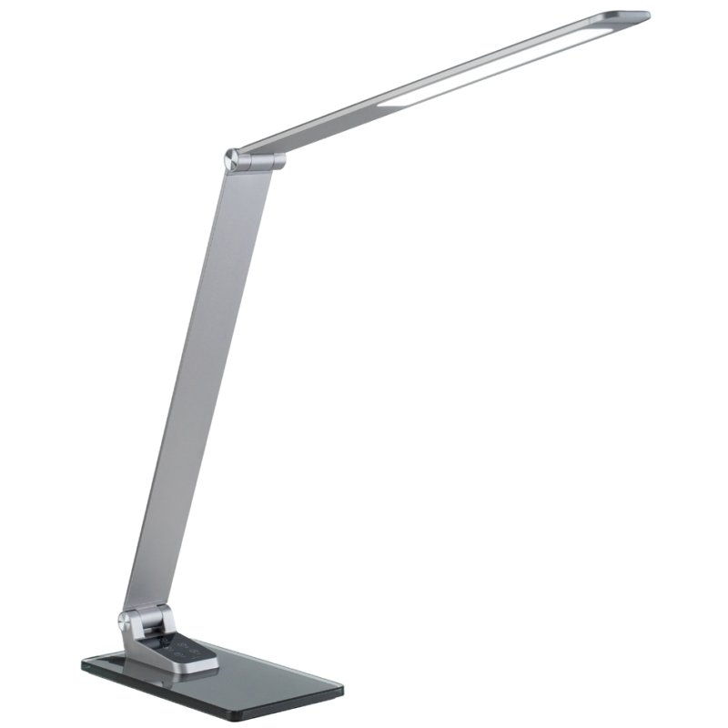 PAPERFLOW Lampe de bureau LED OLGA, blanc, 12 watts, bras articulé réglable