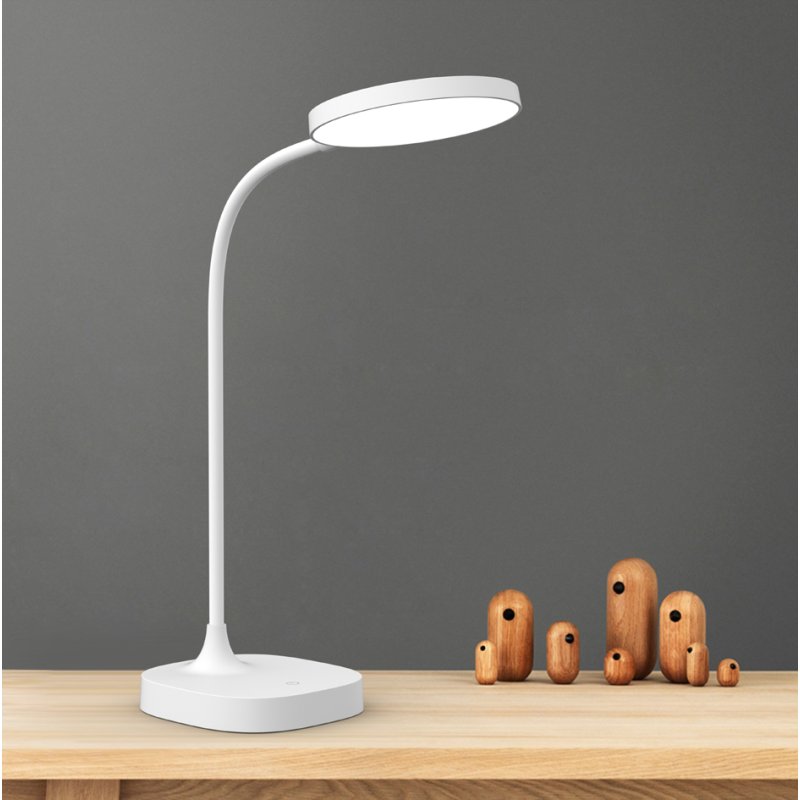 PAPERFLOW Lampe de bureau LED BOB, blanc, pied de support, 5 watt