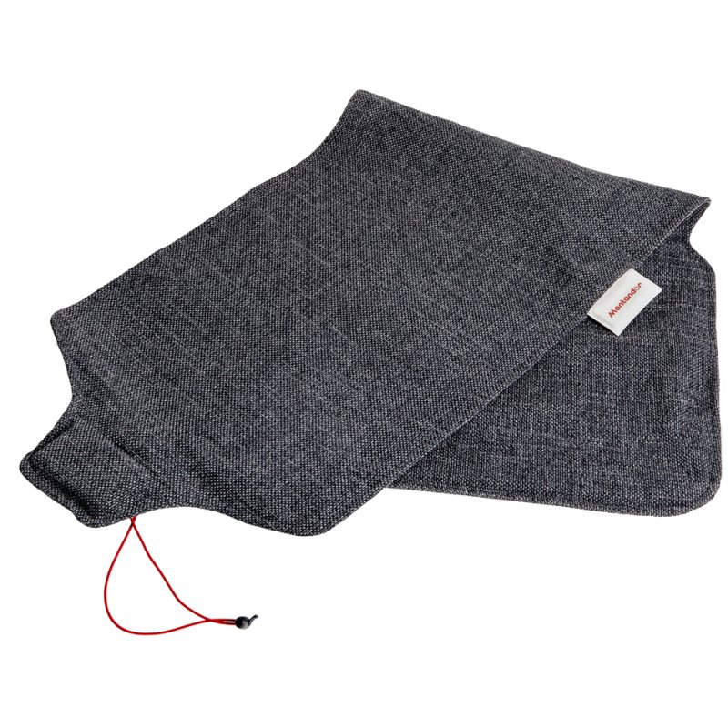 Montandor infrarood stoelhoezen, donkergrijs, 3 heizstufen, 8 uur draadloos