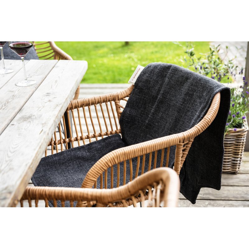 Montandor infrarood stoelhoezen, donkergrijs, 3 heizstufen, 8 uur draadloos