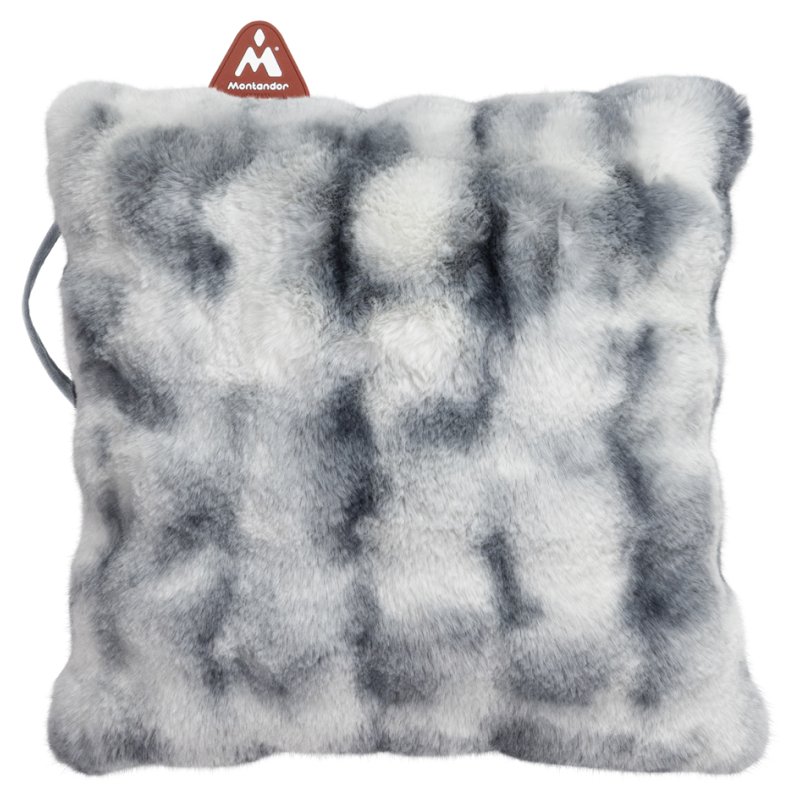 Montandor coussin chauffant avec heat pad, moelleux, taupe, 450×450×200 mm
