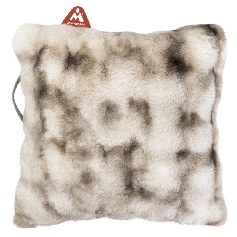 Montandor coussin chauffant avec heat pad, moelleux, taupe, 450×450×200 mm