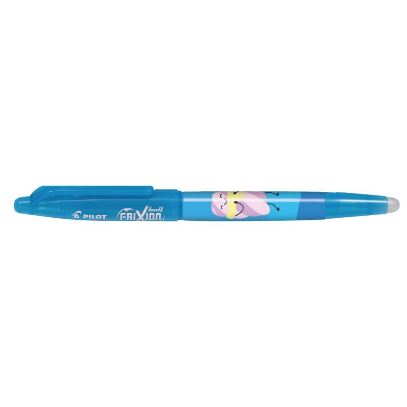 PILOT stylo roller FRIXION BALL 07 Fancy Winter, effaçable, bleu clair, 0,35 mm