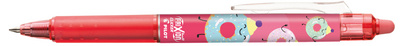 PILOT rollerpen FRIXION BALL CLICKER 07, lichtblauw, wisbaar, 0,35 mm