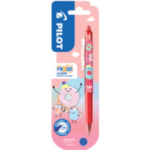 PILOT rollerpen FRIXION BALL CLICKER 07, radierbaar, lichtblauw, 0,35 mm