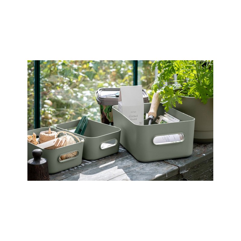 smartstore boîte de rangement Comfort M, aquaverde, 5,3 litres, 295×195×120 mm