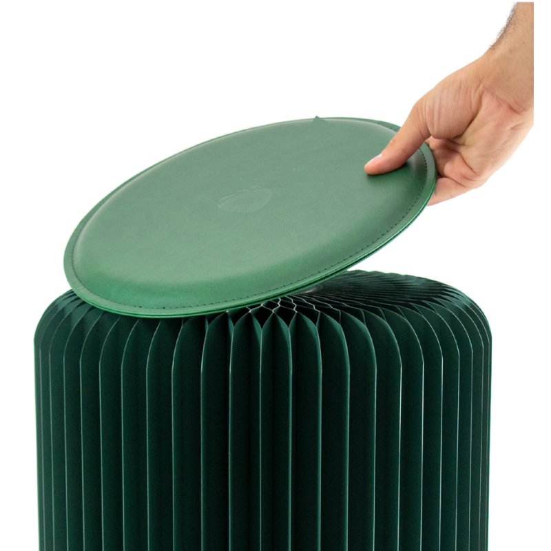 PAPERFLOW tabouret pliant Flexistool, bleu, hauteur 420 mm