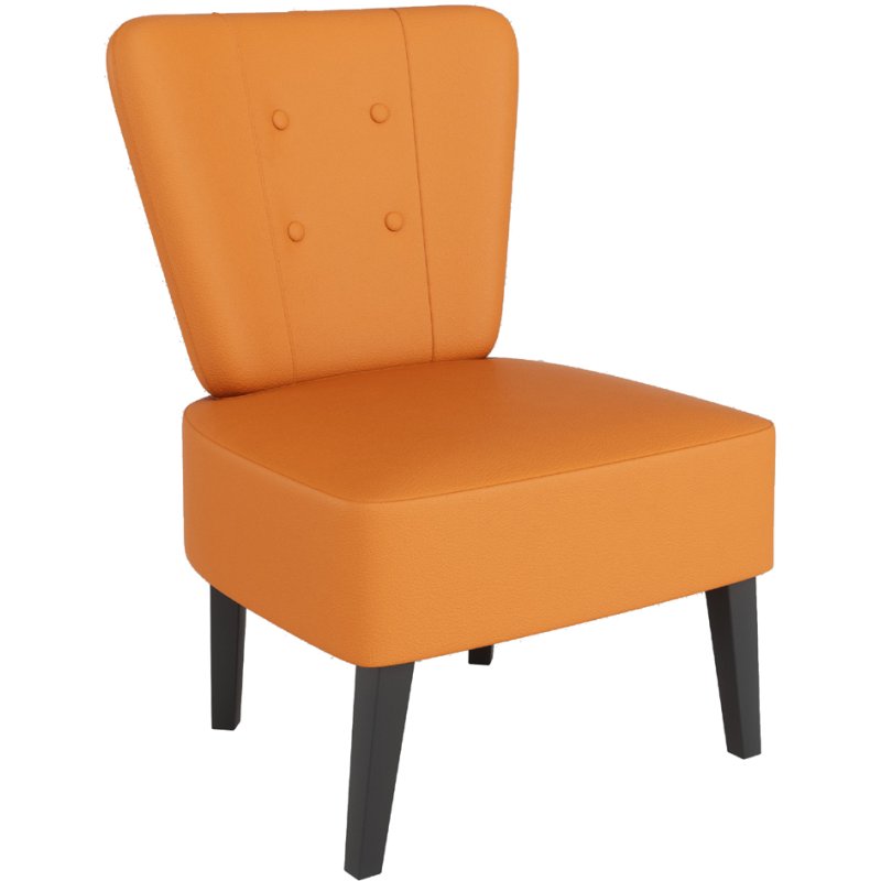 PAPERFLOW Chaise visiteur Brighton, cuir synthétique, violet
