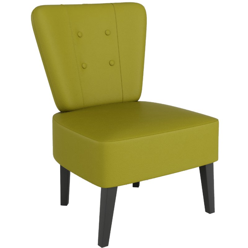 PAPERFLOW Chaise visiteur Brighton, cuir synthétique, violet