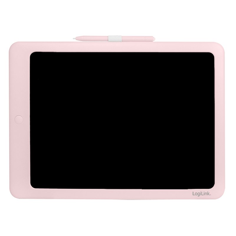 LogiLink Tablette LCD d'écriture et de dessin pour enfants, 14 pouces, rose
